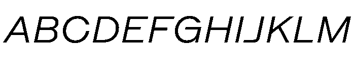 Method BookItalic Font UPPERCASE