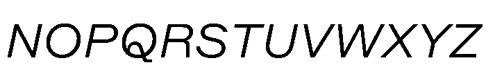 Method BookItalic Font UPPERCASE