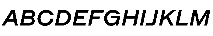 Method MediumItalic Font UPPERCASE