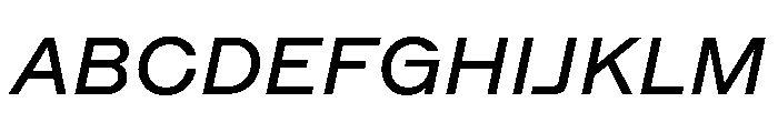 Method RegularItalic Font UPPERCASE