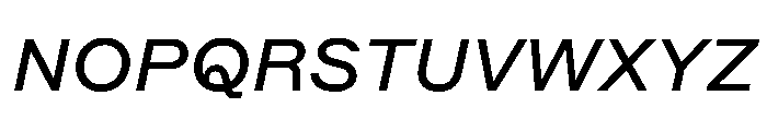 Method RegularItalic Font UPPERCASE