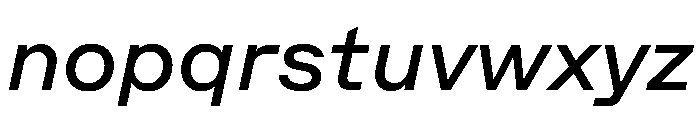 Method RegularItalic Font LOWERCASE