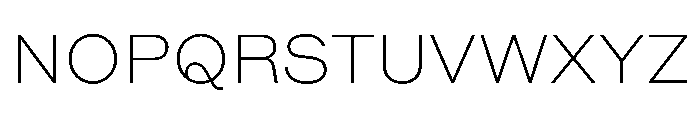 Method Thin Font UPPERCASE
