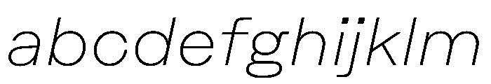 Method ThinItalic FONT
