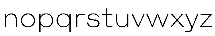 Method Thin Font LOWERCASE