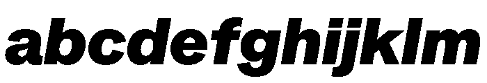 Metra BlackItalic FONT