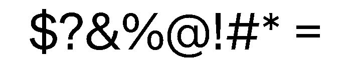 Metra Book Font OTHER CHARS