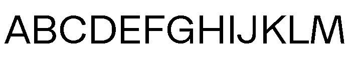 Metra Book Font UPPERCASE
