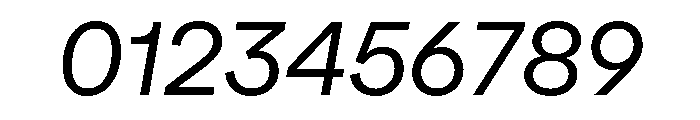 Metra BookItalic Font OTHER CHARS