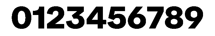 Metra Extrabold Font OTHER CHARS