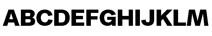 Metra Extrabold Font UPPERCASE