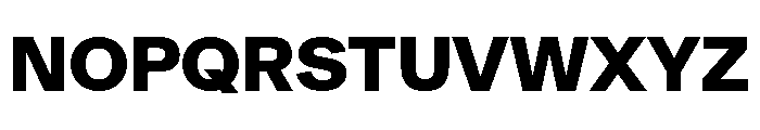 Metra Extrabold Font UPPERCASE