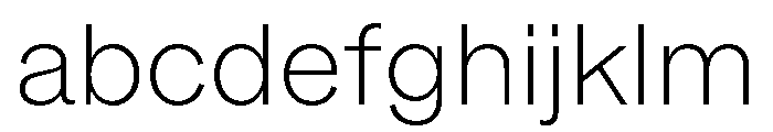 Metra Extralight FONT