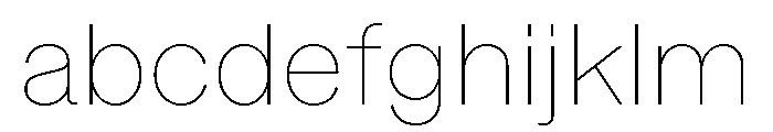 Metra Hairline FONT