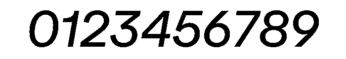 Metra Italic Font OTHER CHARS