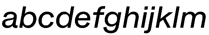 Metra Italic FONT