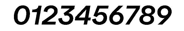 Metra MediumItalic Font OTHER CHARS