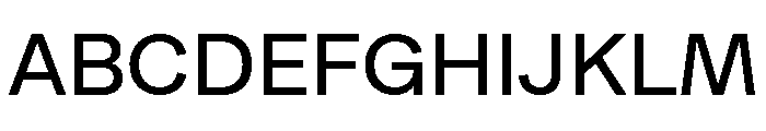 Metra Regular Font UPPERCASE