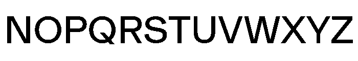 Metra Regular Font UPPERCASE