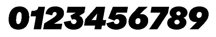 Metra UltraItalic Font OTHER CHARS