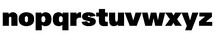 Metra Ultra Font LOWERCASE