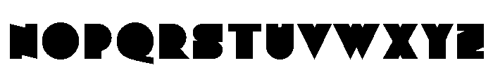 Metropal Heavy Font LOWERCASE