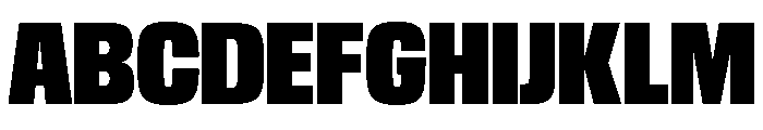 Metropol Black Font UPPERCASE