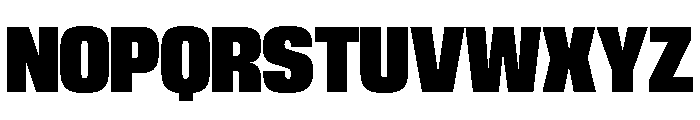 Metropol Black Font UPPERCASE