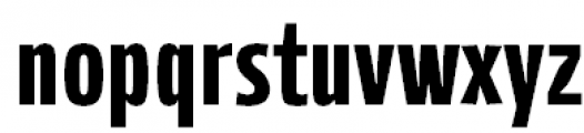 Mellnik Condensed Bold Font LOWERCASE