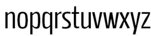 Mellnik Condensed Light Font LOWERCASE
