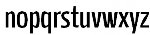 Mellnik Condensed Font LOWERCASE
