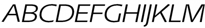 Mellnik ExtraLight Italic Font UPPERCASE