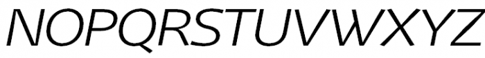Mellnik ExtraLight Italic Font UPPERCASE
