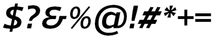 Mellnik Regular Italic Font OTHER CHARS