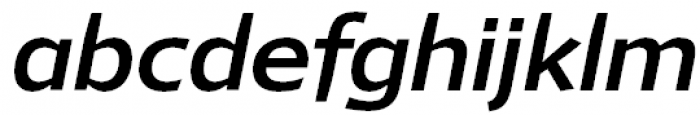 Mellnik Regular Italic Font LOWERCASE