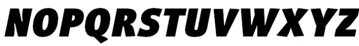 Mellnik Text Heavy Italic Font UPPERCASE