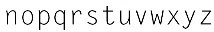 Metronom Regular Font LOWERCASE