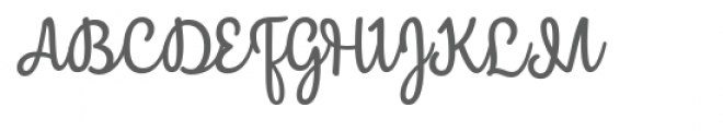 Mergic Regular Font UPPERCASE