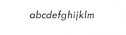 Metallophile Sp8 Light Italic Font LOWERCASE