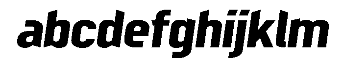 Mechanic Gothic Bold Italic FONT