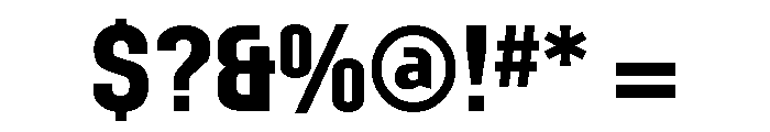 Mechanic Gothic Bold Font OTHER CHARS