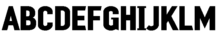Mechanic Gothic Bold Font UPPERCASE