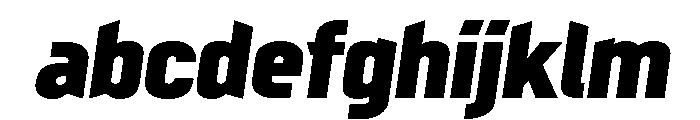 Mechanic Gothic Extra Bold Italic FONT