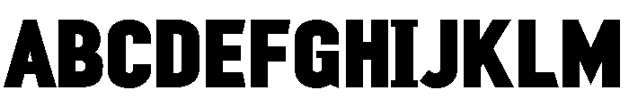 Mechanic Gothic Extra Bold Font UPPERCASE