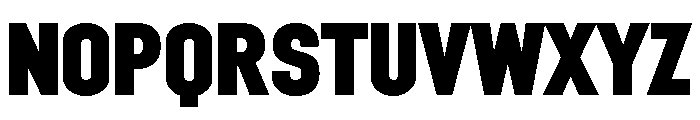 Mechanic Gothic Extra Bold Font UPPERCASE
