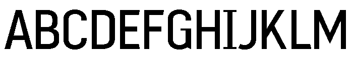 Mechanic Gothic Light Font UPPERCASE