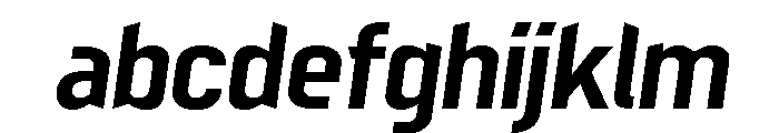 Mechanic Gothic Medium Italic FONT