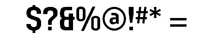 Mechanic Gothic Medium Font OTHER CHARS
