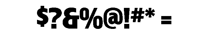 Megaphone Bold Font OTHER CHARS