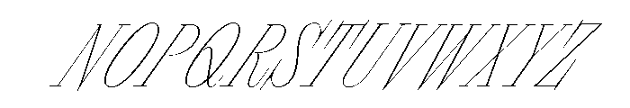 Megumi Ultra Light Italic Font UPPERCASE